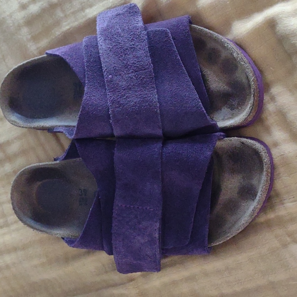 Purple Birkenstock Kyoto Sandals